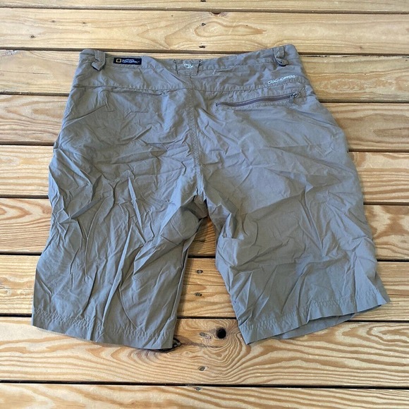 Craghoppers Zip Pocket Shorts Size 32 Men’s Khaki - Picture 2 of 10